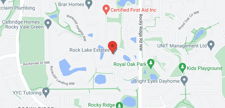 map of 9 ROCK LAKE Heights NW